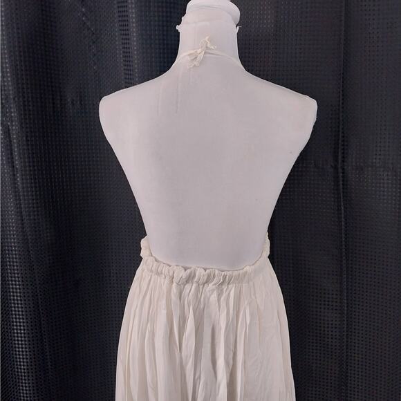 WINDSOR! STUNNING HOT BOHO CHIC CROCHET TOP, WHITE & CREAM MAXI DRESS! SZ S - Picture 6 of 11